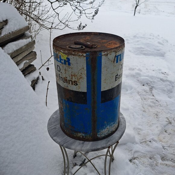 Vintage Tumbler X.H.D. Brake Fluid 5 Gallon Can - Picture 2 of 10